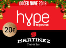 Docek Nove godine 2019 Klub Hype